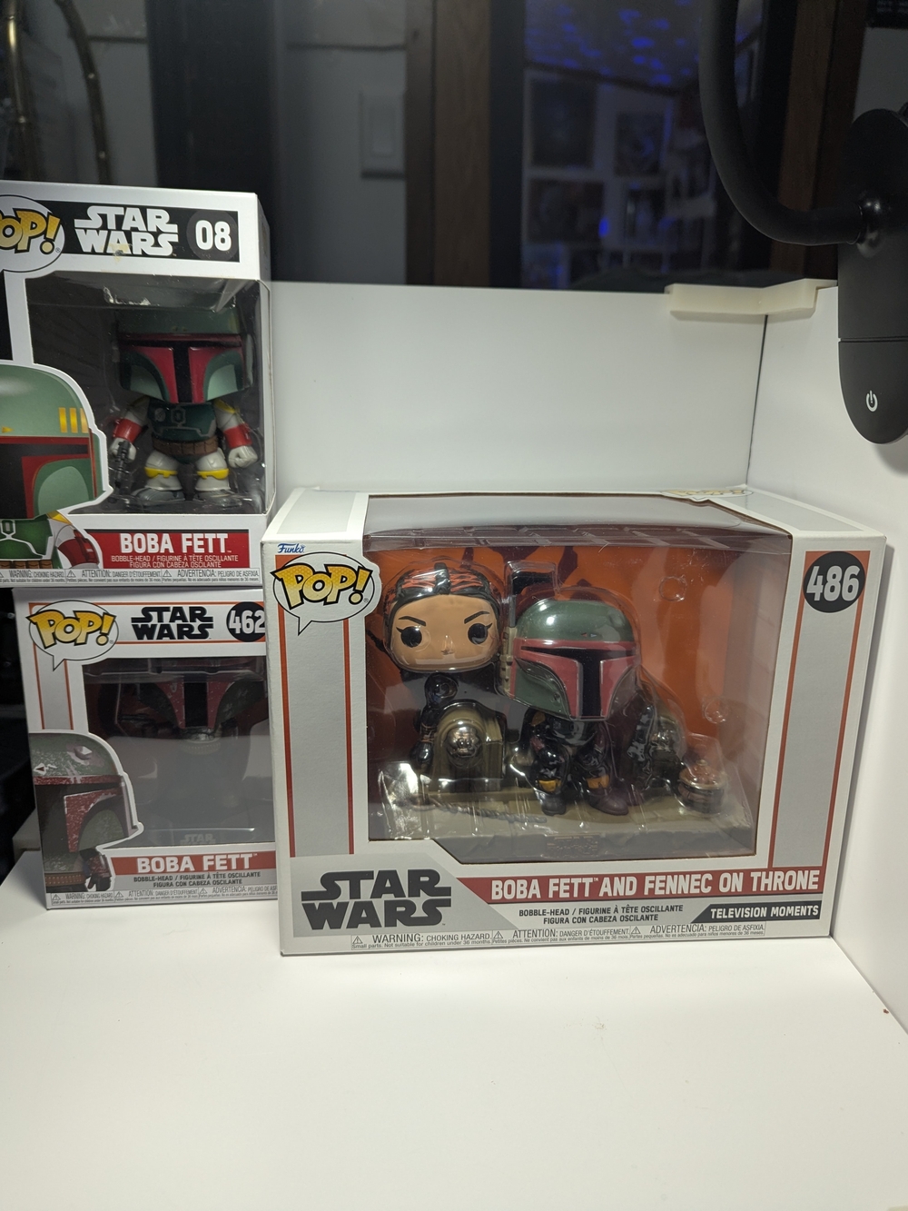 PFunko Star Wars Boba Fett and Fennec on Throne